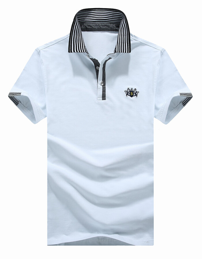 2016夏季商務(wù)新風(fēng)尚 藏青色3XL男士POLO衫的穿搭魅力